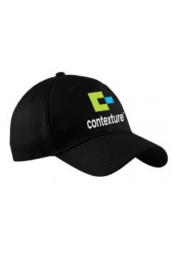 Contexture – Port & Co – CP86 – Five-Panel Twill Cap - Black