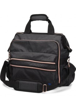 NurseMates -  NA00288 - Ultimate Nursing Bag - Charcoal-Rose Gold