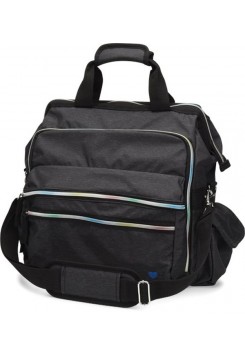 NurseMates – NA00289 - Ultimate Nursing Bag – Charcoal/Rainbow