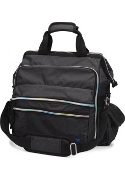 NurseMates - NA00289 - Ultimate Nursing Bag - Charcoal-Rainbow