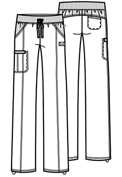 Infinity - 1123A - Low-Rise Straight Leg Drawstring Pant