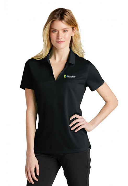 Contexture – Nike – NKDC1991 - Ladies Dri-FIT Micro Pique 2.0 Polo - Black