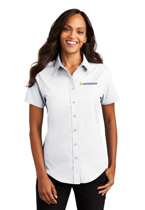 Contexture New Hire – Port Authority – L508 – Ladies Short Sleeve Shirt - White