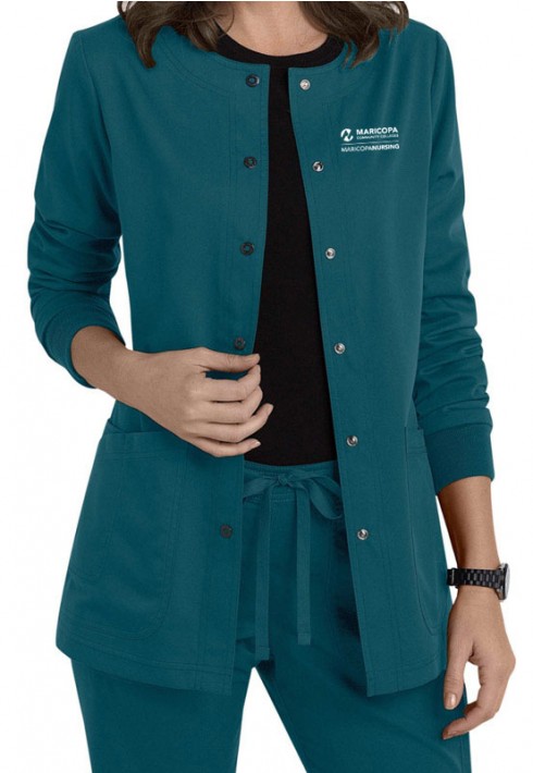 MCCD - Grey's Anatomy - 4450 - Women's Warm Up Jacket - Caribbean