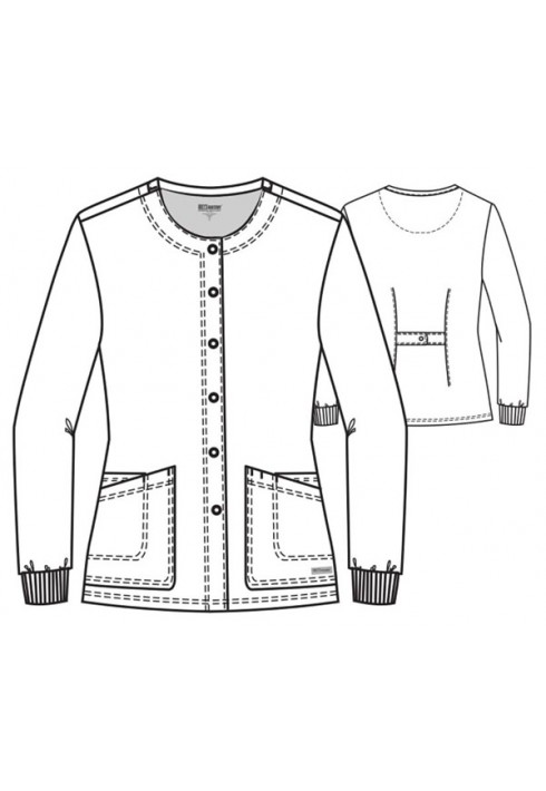Grey's anatomy 4 pocket snap front scrub jackets new arrivals