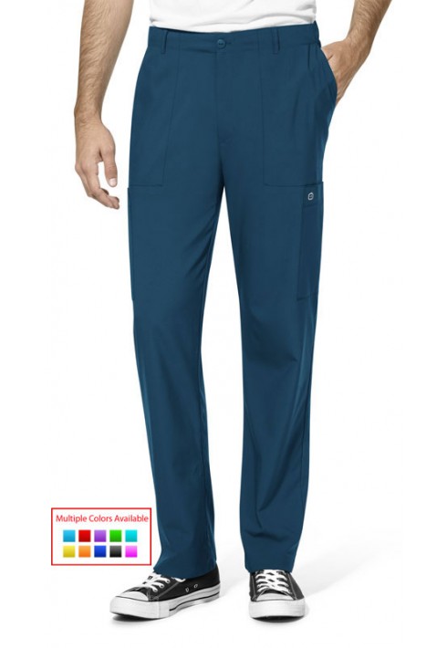 W123 – 5355 – Men's Flat Front Cargo Pocket Pant - W123