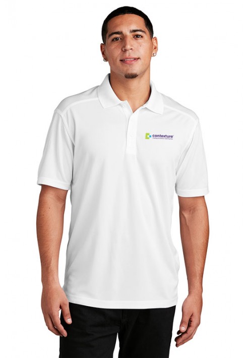 Contexture New Hire – SportTek – ST680 – Men’s Micro-Mesh Polo - White