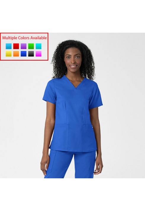Thrive – 6122 - Fitted 3-Pocket V-Neck Top