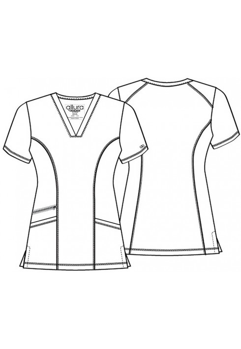 Adelante – Allura CKA684 – Ladies V-Neck Top