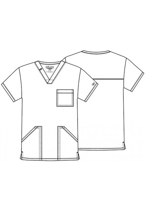 Adelante – Allura CKA686 - Men's V-Neck Top