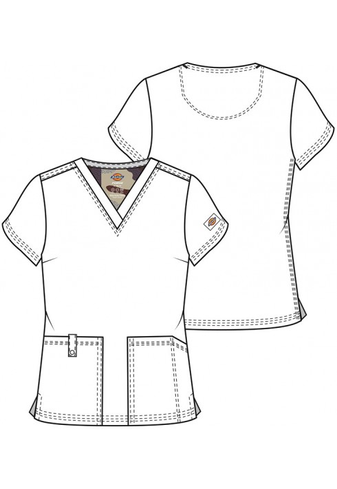 Dickies Forge – DK856 – V-Neck Top