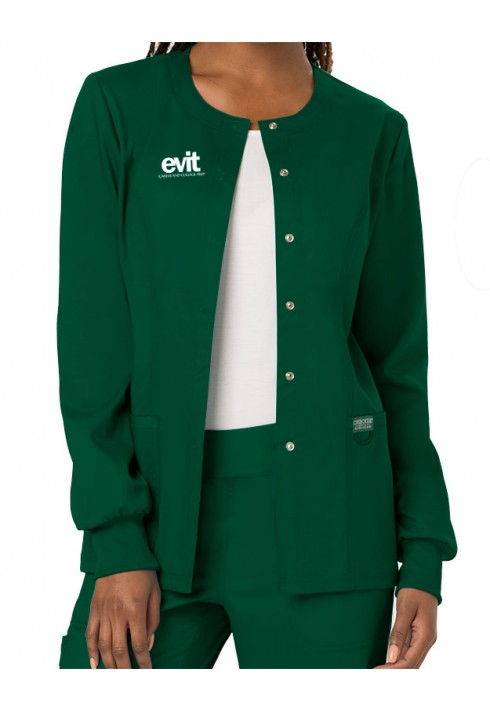 EVIT – WW310 – Women’s Snap Front Jacket - Hunter