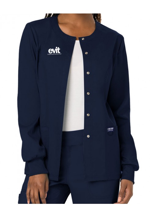 EVIT – WW310 – Women’s Snap Front Jacket - Navy