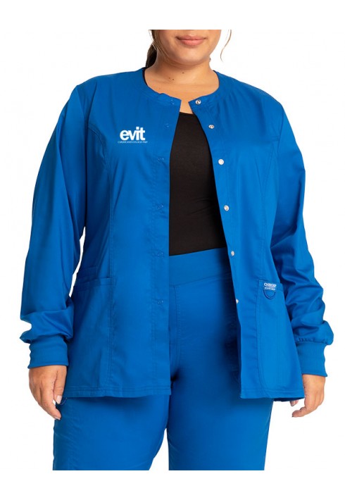 EVIT – WW310 – Women’s Snap Front Jacket - Royal