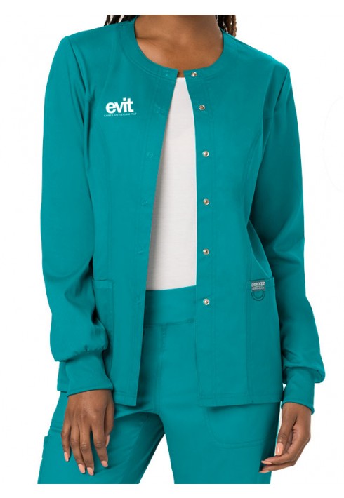 EVIT – WW310 – Women’s Snap Front Jacket - Teal