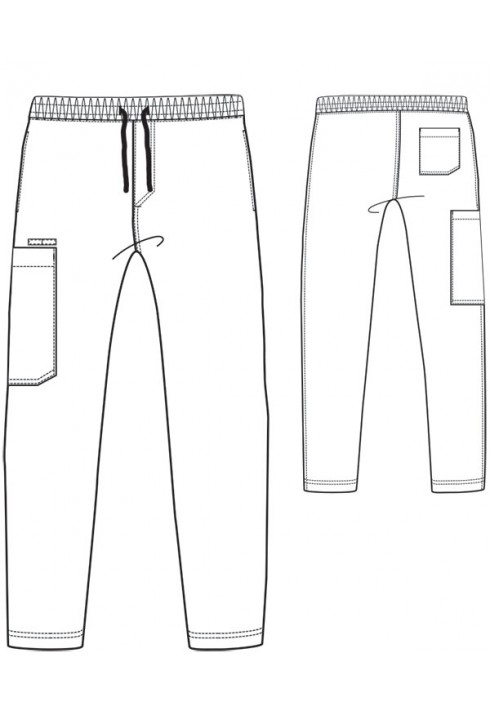 Grey’s Anatomy Men’s – GRP558 – 5 Pocket Drawstring Pant