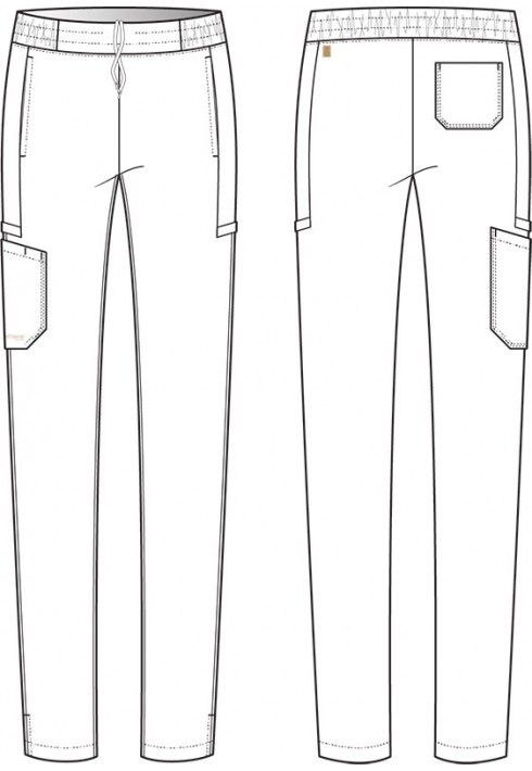 Grey’s Evolve – GSSP627 - 6 Pocket Tapered Leg Pant