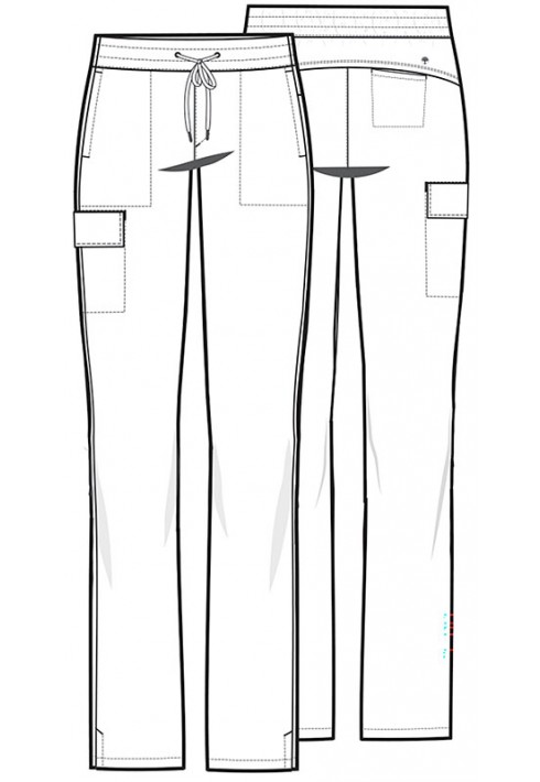 Quest by Healing Hands – HH153 – Mid Rise Drawstring Straight Leg