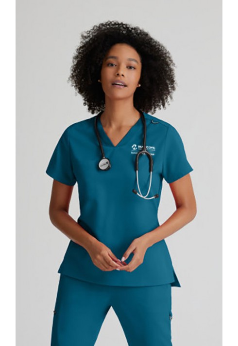 MCCD – GVST028 – Grey’s Stretch V-Neck Scrub Top