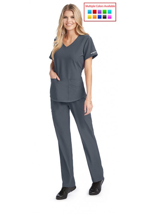 Skechers Women’s – SK101 – Vitality V-Neck Solid Scrub Top