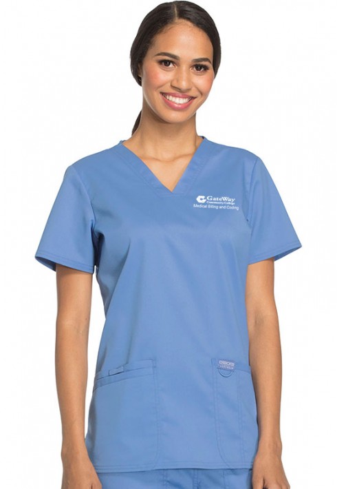 Student - Medical Billing and Coding – WW620 – V-Neck Top