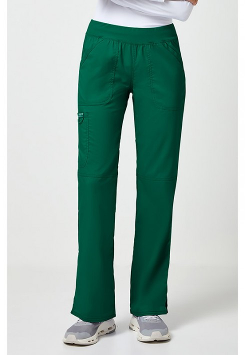 Rio Salado - Revolution – WW110 – Female Mid Rise Straight Leg Pull-on Pant - Hunter