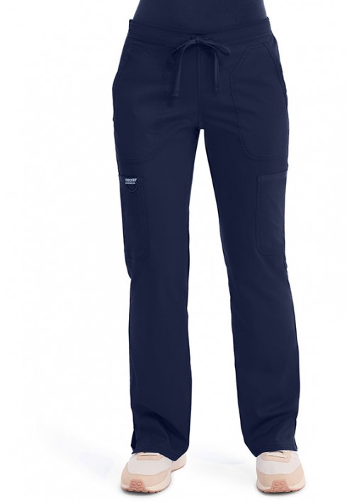 DMG – WW120 – Revolution Women's Mid Rise Moderate Flare Drawstring Pant