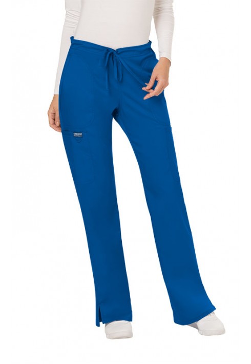 EVIT – WW120 – Women’s Mid Rise Moderate Flare Drawstring Pant - Royal