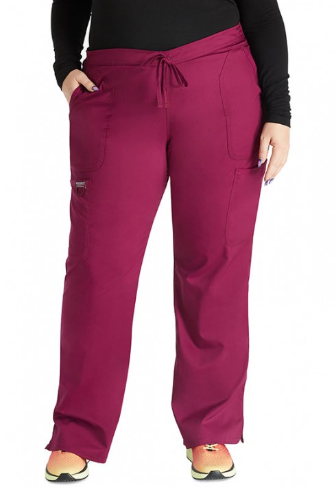 Rio Salado - Revolution – WW120 – Female Mid Rise Moderate Flare Drawstring - Wine