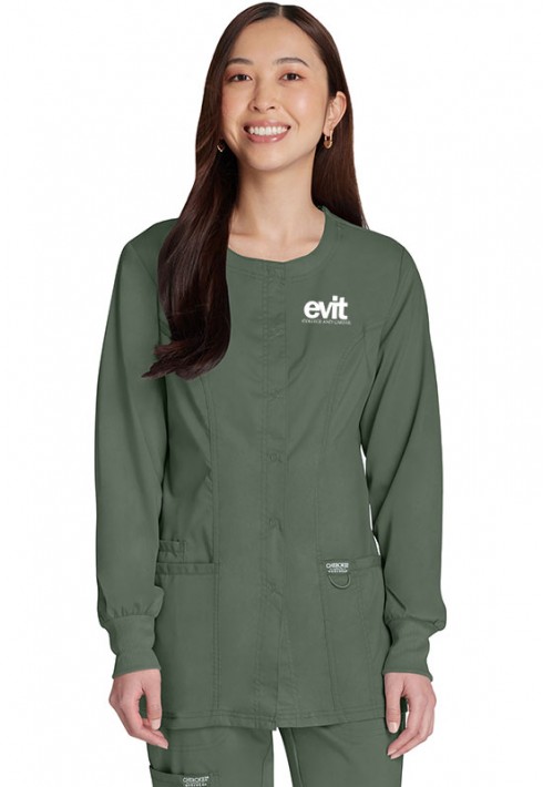 EVIT – WW310 – Women’s Snap Front Jacket - Olive