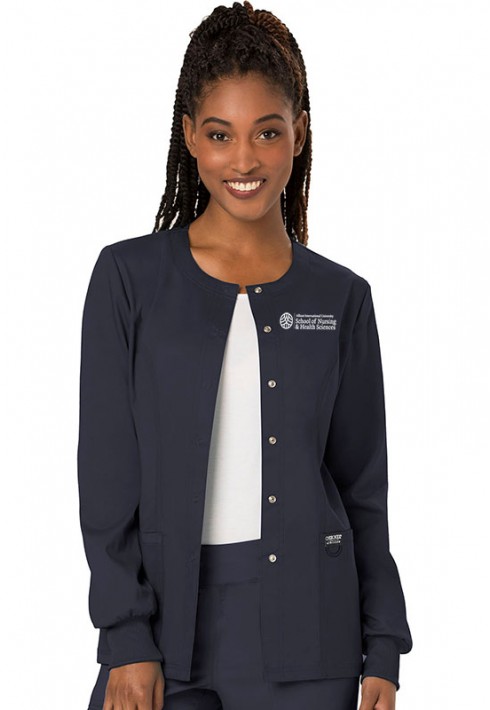 Alliant University WW310 Women s Scrub Jacket Alliant International University Apparel Pro Health Care Wear