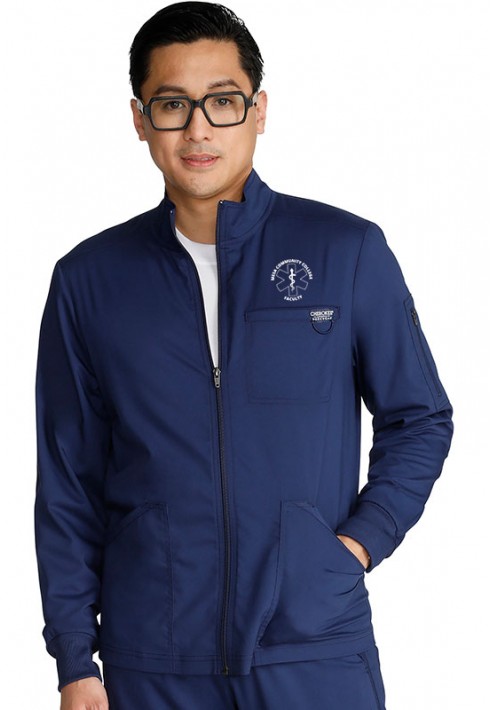 MCC Paramedic Faculty - Revolution – WW320 – Men’s Zip Front Warm-up Jacket - Navy
