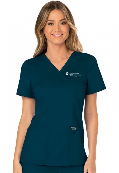 Rio Salado - Revolution – WW610 – Female Mock Wrap Top - Caribbean