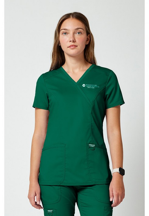 Rio Salado - Revolution – WW610 – Female Mock Wrap Top - Hunter