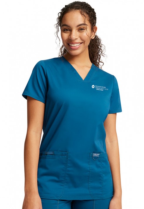 Rio Salado - Revolution – WW620 – Female V-Neck Top - Caribbean