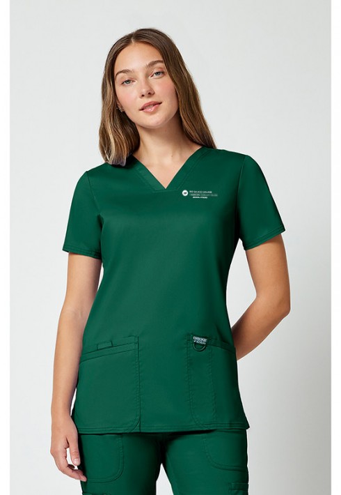 Rio Salado - Revolution – WW620 – Female V-Neck Top - Hunter