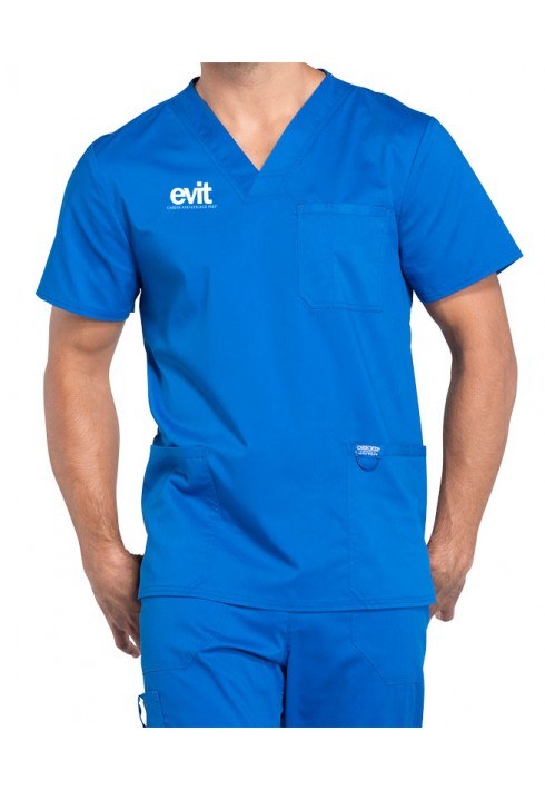 EVIT – WW670 – Men’s V-Neck Top - Royal