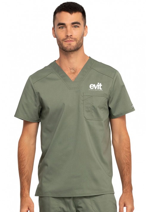 EVIT – WW690 – Men’s Tuckable V-Neck Top - Olive