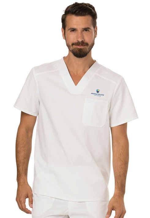Arizona College – WW690 - Men's V-Neck Top *DALLAS/HARTFORD CAMPUS ONLY*