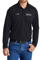 PVCC Unisex Paramedic Student Long Sleeve Polo – CS418LS – Navy