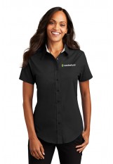 Contexture New Hire – Port Authority – L508 – Ladies Short Sleeve Shirt - Black