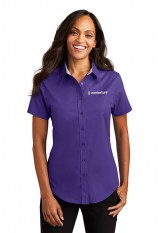 Contexture New Hire – Port Authority – L508 – Ladies Short Sleeve Shirt - Purple