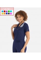 Focus by Maevn – 20301 – Banded V-Neck Top