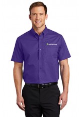 Contexture New Hire – Port Authority – S508 – Men’s Short Sleeve Shirt - Purple