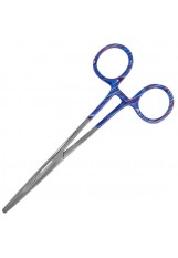 Prestige – 504 - 5.5" ColorMate™ Kelly Forceps - Candy Swirls Blue