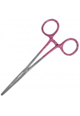 Prestige – 504 - 5.5" ColorMate™ Kelly Forceps - Candy Swirls Pink