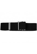 Prestige – Cotton Gait Transfer Belt (Metal Buckle) - Black