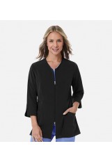 Smart by Maevn – 8803 – ¾ Sleeve Lab Jacket - Black