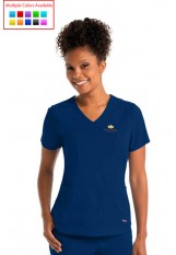 Adelante – Grey’s Stretch GRST011 – Ladies V-Neck Top