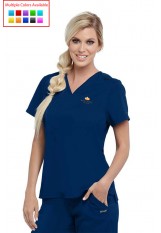 Adelante – Grey’s Stretch GVST028 – Ladies V-Neck Top